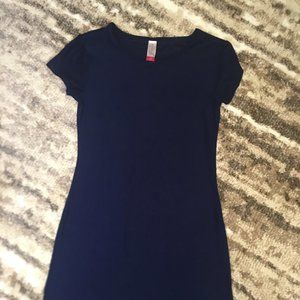 Blue comfortable dress